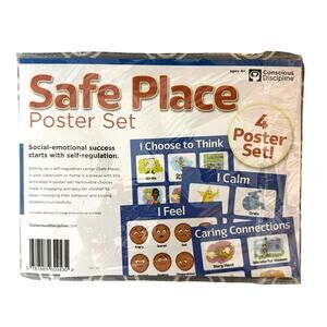 Conscious Discipline Safe Place Poster Set New In Package Classroom Or Home Kit